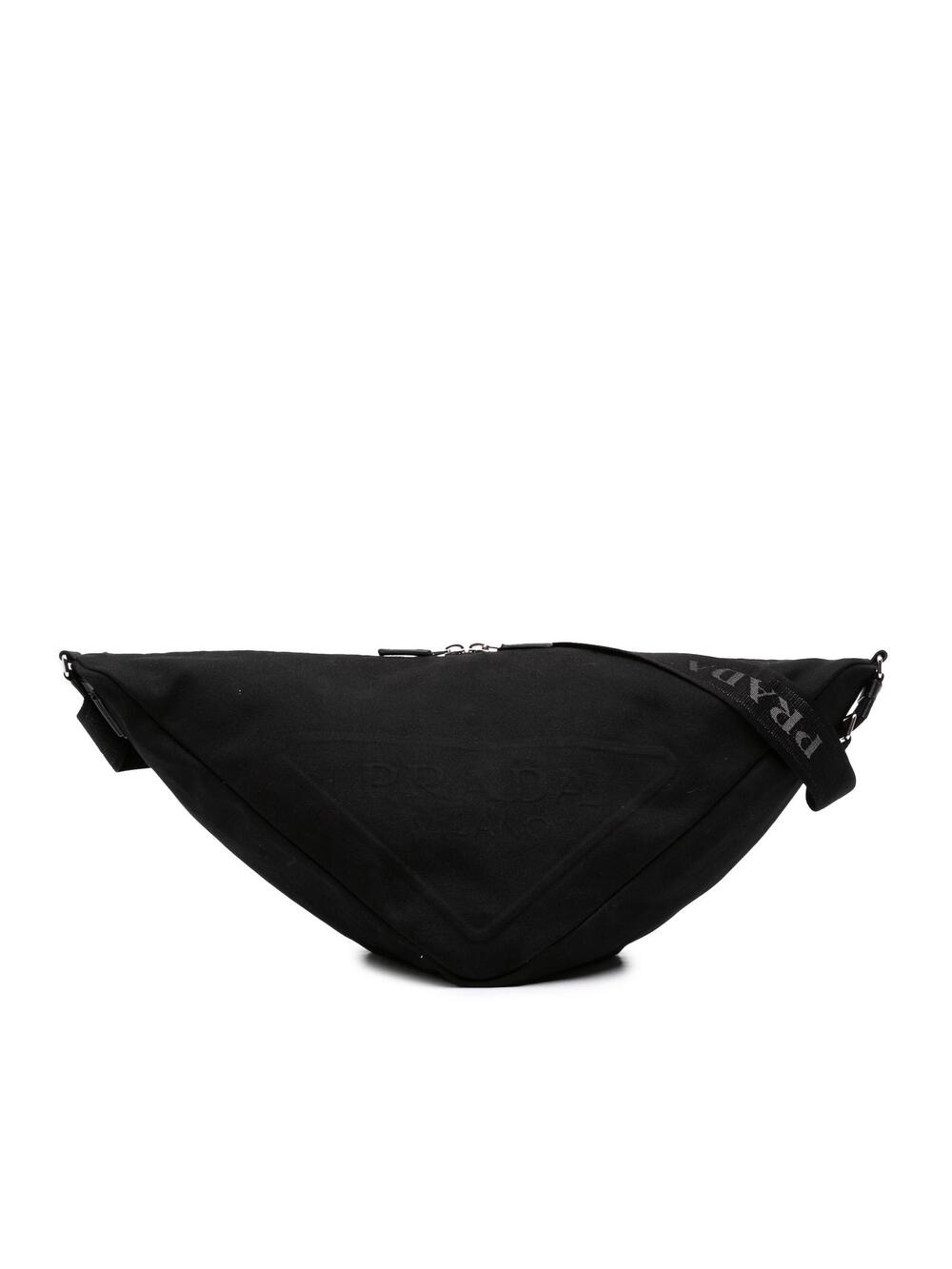 Prada Canvas Canapa Triangle Logo #343647P75B